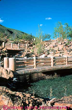 Stock Photo #12590: keywords - alpine betty botanical bridge bridges colorado community creek destination ford garden gardens in log mountain mountains pond pool resort resorts rocky stream summer town travel vail vert water wood wooden