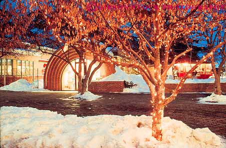Stock Photo #11922: keywords - aspen chill chilly cold colorado dark destination downhill downtown dusk evening horz lighting lights mountains night resort resorts rocky season ski snow street travel winter