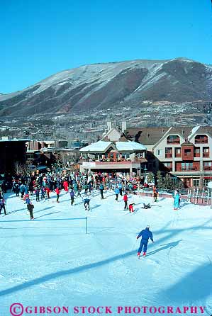 Stock Photo #11932: keywords - aspen base chill chilly cold colorado destination downhill mountains recreation resort resorts rocky season ski skiers skies skiing snow sport sports travel vert winter