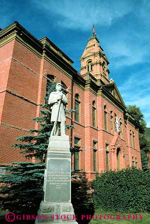 Stock Photo #12851: keywords - aspen civil colorado commemorate commemorating destination historic memorial monument monuments mountains resort resorts rocky soldiers statue statues stone town towns travel vert war west western