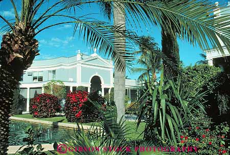 Stock Photo #11750: keywords - beach destination florida horz palm plaza plazas poinciana resort resorts travel vacation