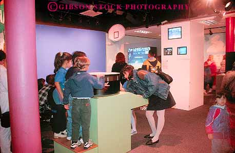 Stock Photo #11520: keywords -  child children educate education exhibit florida group groups horz interactive interior learn learning miami museum museums of physics science