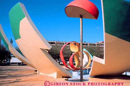 Stock Photo #11530: keywords -  abstract abstracts and art artistic bowl colorful dropped florida horz miami peels public sculpture sculptures slice with