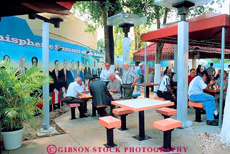 Stock Photo #11537: keywords - chess district florida friend friends game games gather gathering gomez havana horz in little man maximo men miami park parks play playing social together
