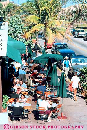 Stock Photo #11504: keywords -  beach cafe cafes crowd destination drive florida gather gathering group miami news ocean outdoor outside people resort restaurant sidewalk social summer sunshine travel tropical vacation vert warm