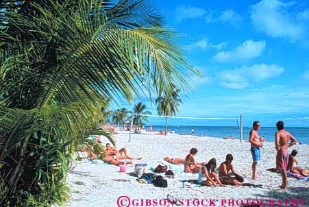 Stock Photo #9507: keywords -  beach beaches destination florida horz islands key keys people relax relaxed relaxing resort resorts sunbath sunbathing travel tropic tropical vacation west