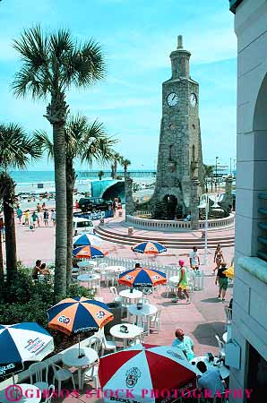 Stock Photo #12874: keywords -  beach beaches cafe cafes coast coastal daytona destination florida leisure ocean patio recreation resort resorts shore shoreline south sunny sunshine travel vacation vert