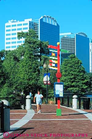 Stock Photo #8289: keywords - alone athlete athletic destination downtown eola exercise female fitness florida health healthy jog jogger joggers jogging lake orlando run runner runners runs training travel urban usa vacation vert walkway woman workout