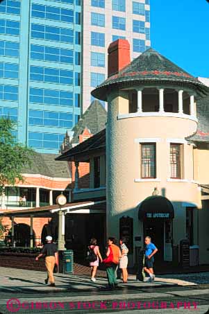 Stock Photo #8302: keywords - architecture building buildings church contrast contrasting contrasts design destination downtown florida high mixed modern new office old orlando pedes pedestrians people rise road station street style tourist tourists traditional travel traveler travelers trian usa vacation vert