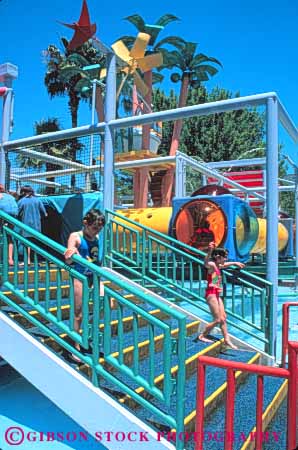 Stock Photo #8304: keywords -  activities activity amusement area children destination florida fun girl girls happy harbor in lagoon leisure orlando park play playing resort resorts sea stairs step steps travel typhoon usa vacation vert water world