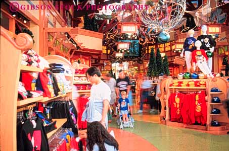 Stock Photo #8320: keywords -  activities activity amusement business buy buyers buying commerce costumer costumers destination disney disneyworld display florida fun horz in leisure merchandise orlando play playing resort resorts retail sale sell selling shop shopper shoppers shopping souvenir souvenirs store tourist tourists travel travelers usa vacation