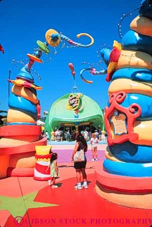 Stock Photo #8340: keywords -  activities activity adventure amusement attraction color destination families family florida fun islands landing leisure of orlando park people play resort resorts seuss studios tourist travel universal usa vacation vert