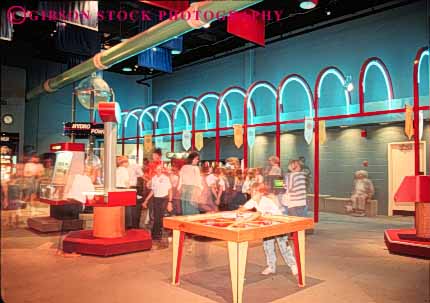 Stock Photo #8357: keywords -  activities activity attraction center children destination display displays families family florida fun hands horz interactive interior leisure museum orlando people play resort resorts science scientific tourist travel usa vacation