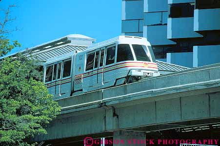 Stock Photo #12173: keywords - above commute commuter design elevate elevated express florida ground horz jacksonville lift lifted lightrail metropolitan municipal new public raise raised skyway sleek style support supported train trains transit transport transportation transporting transports