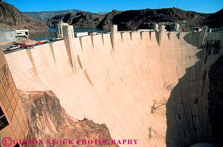 Stock Photo #11869: keywords - canyon canyons cement colorado concrete dam dams hoover horz las near nevada river rivers vegas