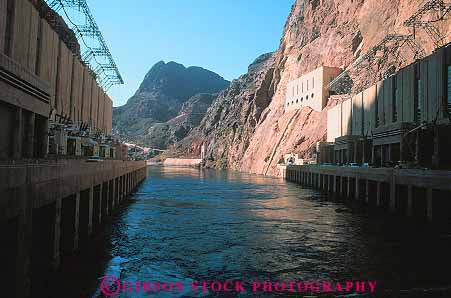 Stock Photo #12911: keywords -  below canyon cement colorado concrete control dam dams electrical electricity engineer engineered engineering flood generate generates generating generation heavy hoover horz huge hydroelectric infrastructure large las massive near nevada power project projects public river rivers strong sturdy vegas view water works