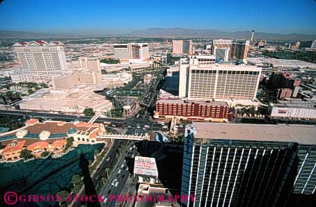 Stock Photo #7530: keywords - america american architecture building buildings business casinos center cities city cityscape cityscapes downtown elevated horz hotel hotels las modern nevada new office resort skyline skylines strip travel urban usa vacation vegas view