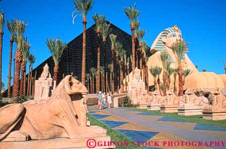 Stock Photo #8062: keywords -  architecture casino casinos destination horz hotel hotels las luxor nevada pyramid resort resorts sphinx travel usa vacation vegas