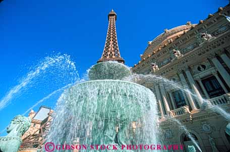 Stock Photo #8079: keywords -  architecture casino casinos destination eiffel fountain horz hotel hotels las nevada paris resort resorts tall tower travel usa vacation vegas water