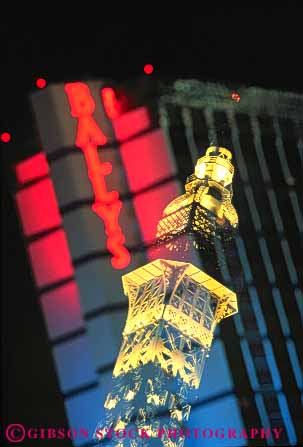 Stock Photo #8087: keywords - abstract abstraction abstracts architecture bright casinos color colorful dark destination double dusk evening exposure graphic hotels las lighting lights nevada night resort resorts sign signs travel usa vacation vegas vert