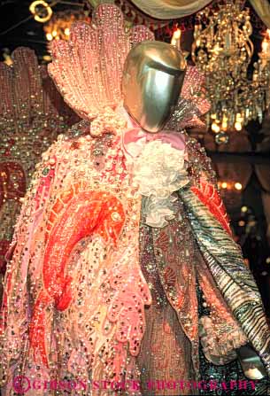 Stock Photo #8134: keywords - clothes clothing costume costumes delicate destination display gaudy gown interior intricate las liberace museum museums nevada ornate robe show showy travel usa vegas vert