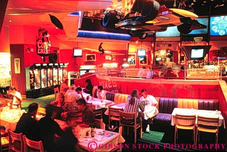 Stock Photo #3556: keywords - all atmosphere bright cafe colorful decorate dine eat food horz interior las meal nevada restaurant sport travel vegas
