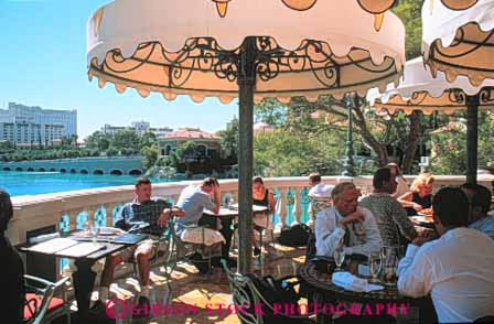 Stock Photo #8141: keywords -  bellagio business cafe casinos destination dining eat eating horz hotel hotels interior las nevada olives outdoor outside people relax relaxed relaxing resort resorts restaurant restaurants retail shade summer travel umbrella umbrellas usa vacation vegas