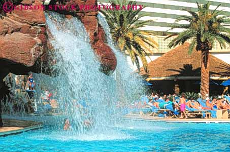 Stock Photo #8155: keywords - activities activity artificial casinos destination fun game games horz hotel hotels las mirage nevada people play pool pools recreation refresh refreshes refreshing relax resort resorts swim swimming tourist tourists travel traveler travelers usa vacation vegas waterfall