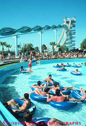 people Wet N Wild water park Las Vegas Nevada Stock Photo 8166