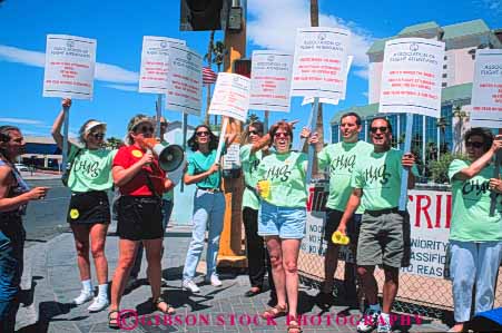 Stock Photo #8206: keywords -  airline contract display dispute employee employees group horz issues job labor labors las line nevada occupation organize organized outspoken picket protest protests public sign signs street summer terms vegas