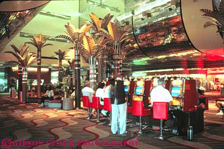 Stock Photo #8208: keywords -  airport casinos decor decorate design destination gamble gambling horz hotels interior las machine machines nevada resort resorts slot travel usa vacation vegas