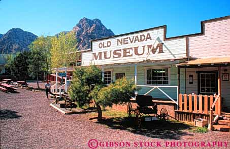 Stock Photo #8222: keywords -  activities activity attraction cowboy destination ghost historic history horz las museum nevada old people tourist town travel usa vacation vegas west western