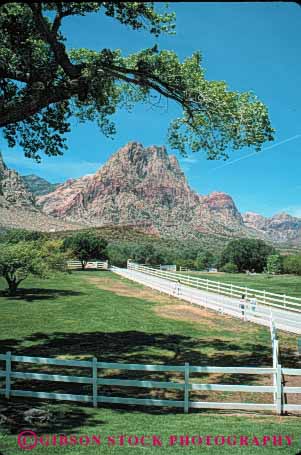 Stock Photo #8224: keywords -  attraction destination historic history landscape las mountain nevada people ranch scenery scenic spring tourist travel usa vacation vegas vert walking west western