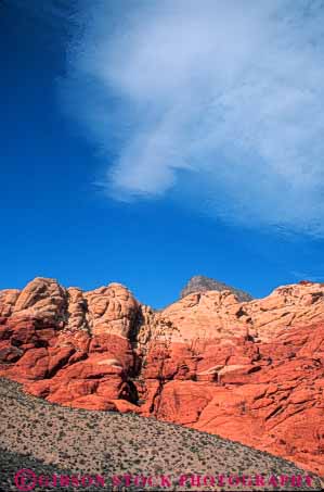 Stock Photo #8235: keywords -  area canyon conservation desert destination geologic geology landscape las national natural nature near nevada open outcrop recreation red redrock rock sandstone scenery scenic sky space travel vegas vert wild