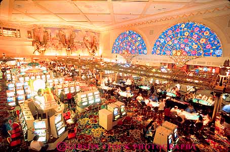Stock Photo #12605: keywords -  aladdin casino casinos design gamble gambling glitter horz interior las lavish nevada opulent vegas