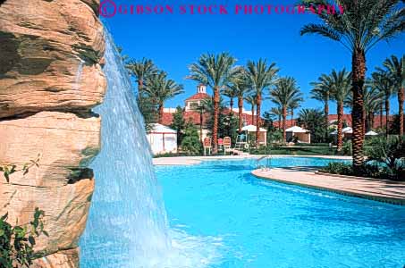 Stock Photo #8275: keywords -  attraction cool destination horz hotel hotels las nevada palm pool pools refresh refreshing regent resort resorts summerlin swim swimming tourist travel tree trees usa vacation vegas water