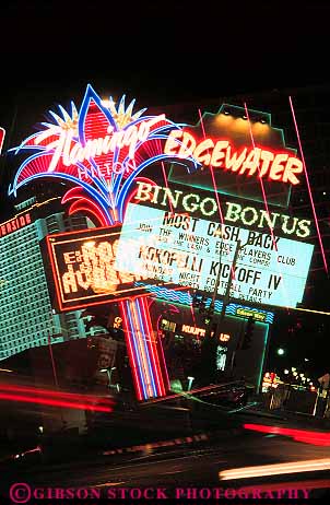 Stock Photo #12923: keywords -  abstract abstraction abstracts bright casino colorado destination double exposure gamble gambling laughlin lighting lights neon nevada night resort resorts river sign signs travel vert west