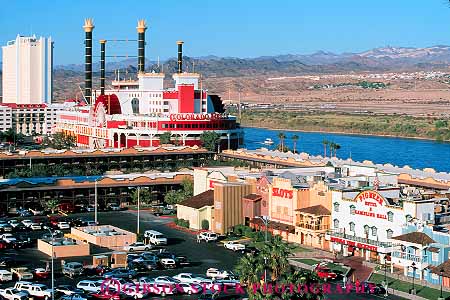 Stock Photo #12931: keywords -  casino casinos colorado destination gamble gambling horz laughlin nevada resort resorts river travel west