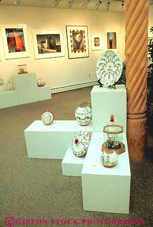 Stock Photo #12967: keywords -  art business display displaying displays galleries gallery interior lawrence mexico mountains new retail rocky sell selling sells taos vert west western