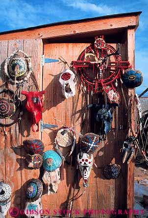 Stock Photo #12970: keywords -  art artistic cattle decorate decorated decorates design display head mexico mountains new rocky skull skulls style taos vert west western