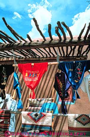Stock Photo #3572: keywords -  architecture colorful craft fe mexico new pueblo sante shop southwest souvenir tradition travel vert