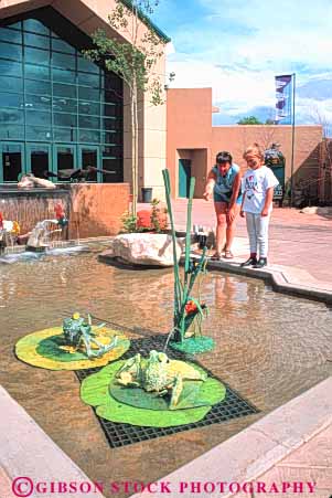Stock Photo #11121: keywords -  activity albuquerque aquatic biological daughter display freshwater habitat in mexico mother new outdoor outside park parks people plaza pond ponds public released southwest urban vert walk walkers west