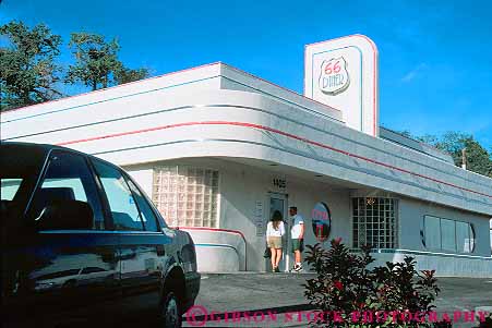 Stock Photo #11134: keywords - albuquerque architecture art deco design diner historic horz mexico new restaurant route six sixty sixtysix southwest style urban west