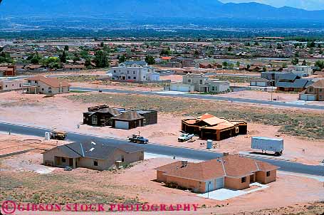 Stock Photo #11136: keywords -  albuquerque build building constructing construction desert home homes horz housing mexico neighborhood neighborhoods new residential southwest sprawl urban urbanization west