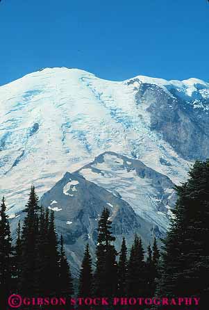 Stock Photo #12985: keywords -  cascade cascades climate cold environment glaciated glaciation glacier glaciers habitat ice landscape mount mountains mt mt. national natural northwest park parks preserve preserved preserves protected public rainer scenery scenic steep vert volcanic volcano volcanoes washington wild wilderness