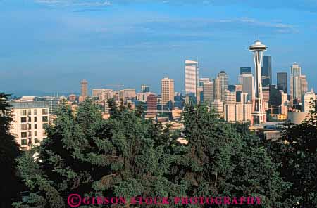 Stock Photo #7543: keywords -  america american architecture building buildings business center cities city cityscape cityscapes downtown horz modern new office seattle skyline skylines urban usa washington west