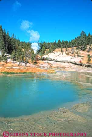 Stock Photo #10947: keywords -  earth geologic geological geology geothermal heat heated hot landscape mud national nature park parks pool preserve public reserve scenery scenic science steam thermal usa vent vert volcano water wyoming yellowstone