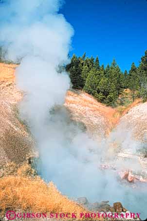 Stock Photo #10955: keywords - cloud clouds earth geologic geological geology geothermal heat heated hot landscape moisture mud national nature park parks preserve public reserve scenery scenic science steam thermal usa vapor vent vert volcano water wyoming yellowstone