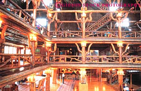 Stock Photo #10966: keywords - architecture beam construction craft crafted craftsmanship design faithful horz hotel hotels inn inns interior landmark landmarks lodge lodges national old park parks pattern post preserve public reserve rough style timber tradition traditional tree trunk usa whole wood wooden woodwork wyoming yellowstone