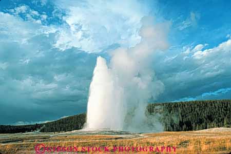 Stock Photo #10972: keywords -  earth erupt erupting eruption erupts explode exploding faithful geologic geological geology geothermal geyser geysers heat heated horz hot national natural nature old park parks preserve public regular reserve science squirt steam thermal timing usa vapor water wyoming yellowstone